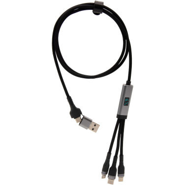 Logotrade corporate gifts photo of: SCX.design C53 100W 5-in-1 rPET ultra fast charging cable
