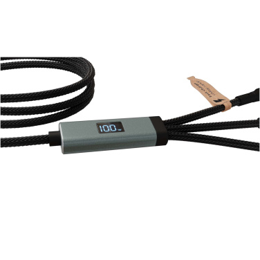 Logotrade corporate gift image of: SCX.design C53 100W 5-in-1 rPET ultra fast charging cable