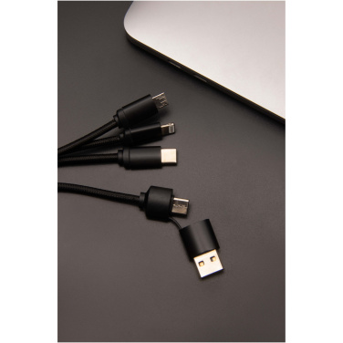 Logo trade corporate gift photo of: SCX.design C14 15W 5-in-1 charging cable