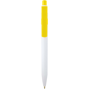 Logo trade business gifts image of: Unica recycled plastic ballpoint pen (black ink)
