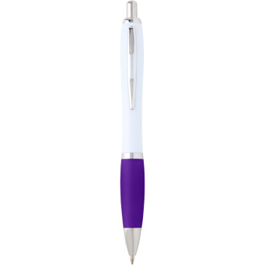 Logotrade promotional merchandise image of: Nash recycled plastic ballpoint pen (blue ink)