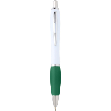 Logo trade business gifts image of: Nash recycled plastic ballpoint pen (blue ink)