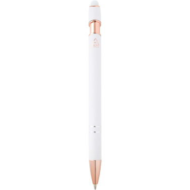 Logotrade promotional gift picture of: Nanna ballpoint pen with rose gold finish (blue ink)