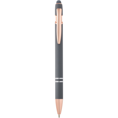 Logo trade promotional product photo of: Nanna ballpoint pen with rose gold finish (blue ink)