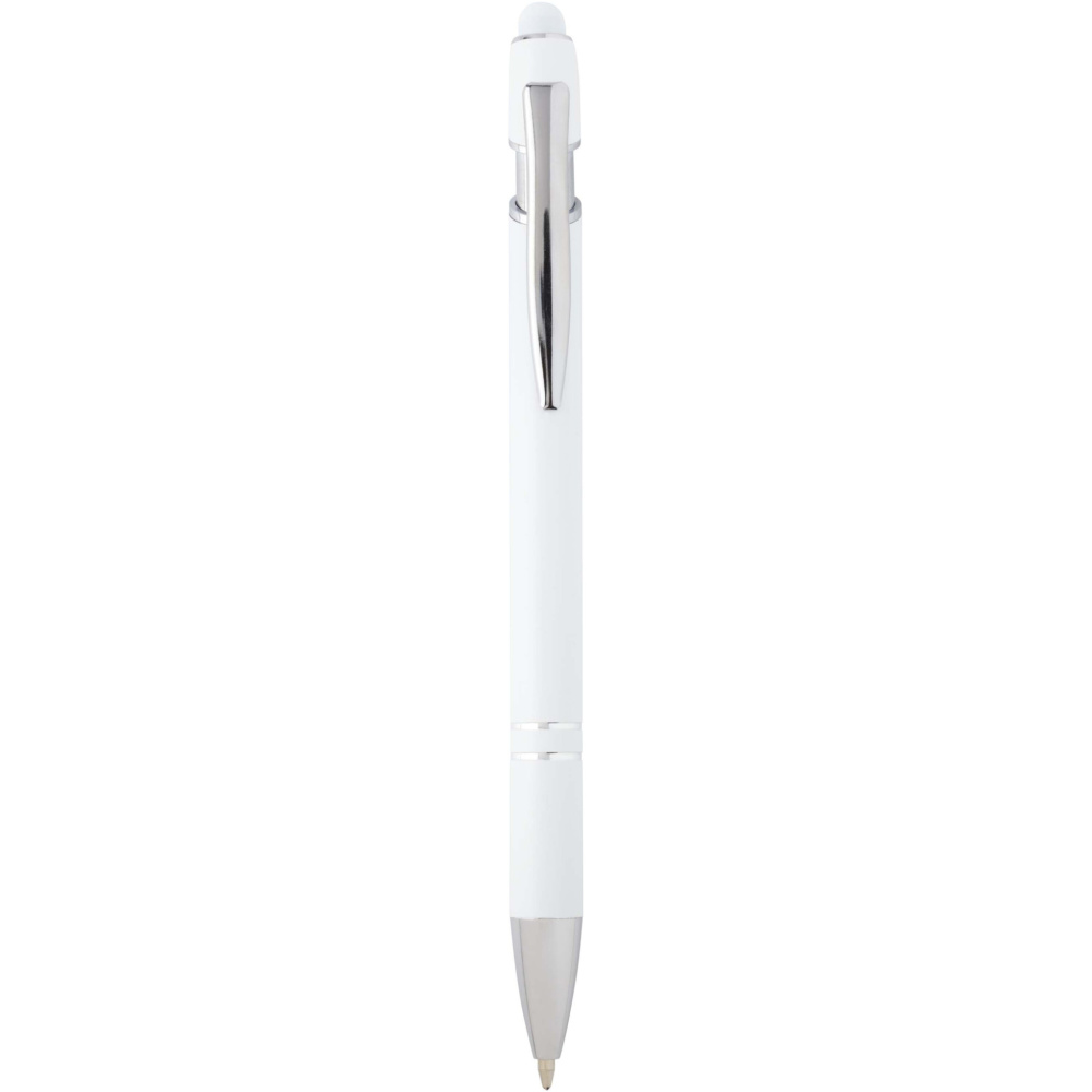 Logo trade promotional merchandise image of: Kish ballpoint pen with silver finish (blue ink)