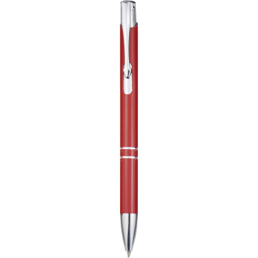 Logo trade business gifts image of: Moneta recycled aluminium ballpoint pen (blue ink)