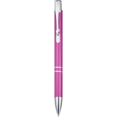 Logo trade corporate gifts picture of: Moneta recycled aluminium ballpoint pen (blue ink)