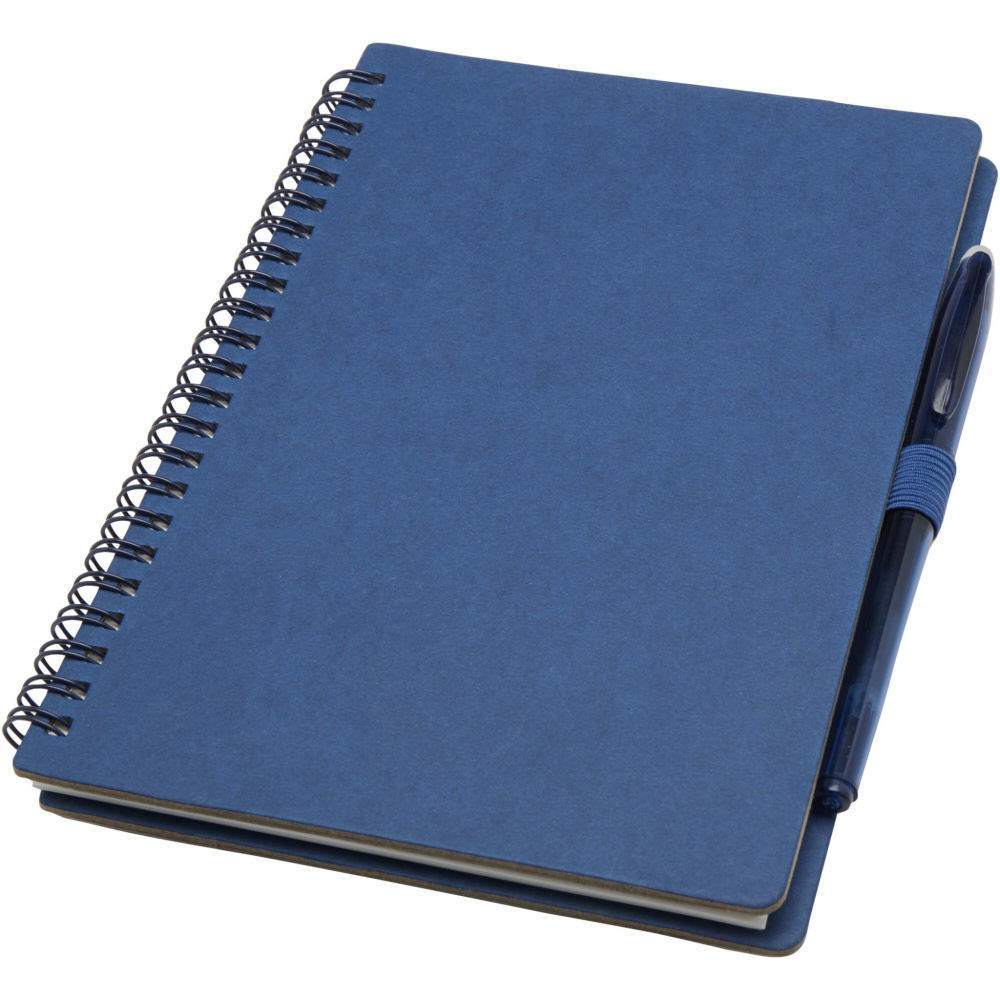 Logotrade promotional giveaways photo of: Slate reusable soft cover notebook and pen set (black ink)