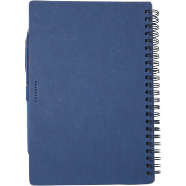Logotrade business gift image of: Slate reusable soft cover notebook and pen set (black ink)