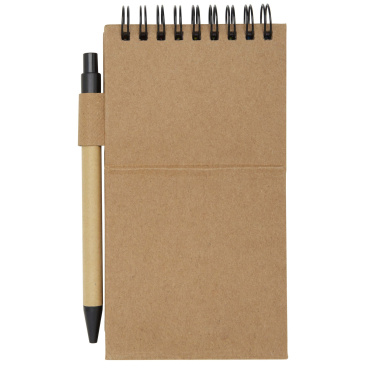 Logo trade promotional items picture of: Flipper sticky notepad with ballpoint pen (black ink)