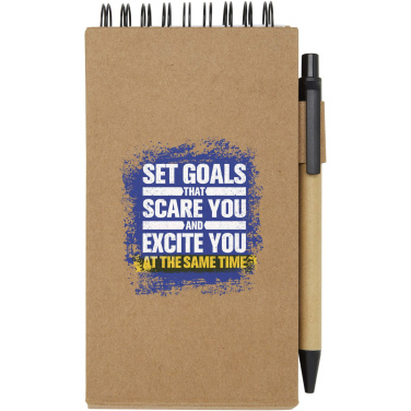Logotrade promotional merchandise picture of: Flipper sticky notepad with ballpoint pen (black ink)