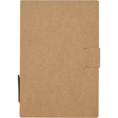 Logo trade promotional giveaway photo of: Swift sticky notes booklet with ballpoint pen (black ink)