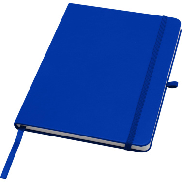 Logo trade corporate gift photo of: Teak A5 recycled hard cover notebook with lined pages