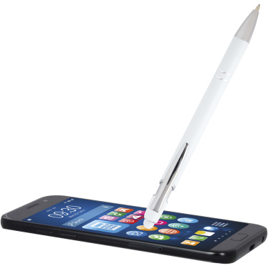 Logo trade advertising products picture of: Kish ballpoint pen with silver finish (black ink)