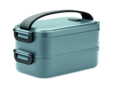 Logo trade promotional giveaway photo of: Lunch box in recycled PP
