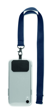 Logo trade advertising products image of: Phone holder lanyard