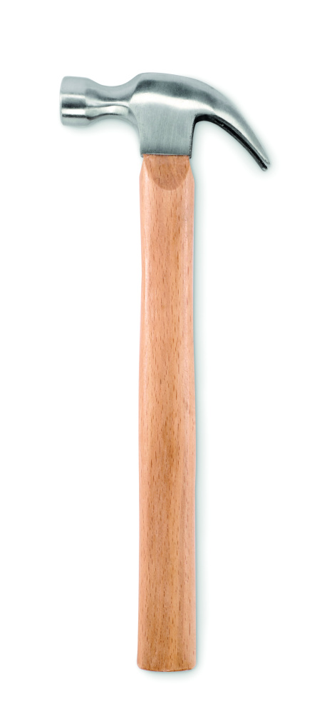 Logo trade advertising products image of: Wooden claw hammer