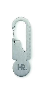 Logotrade promotional item image of: Multifunctional key ring token