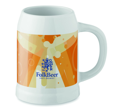 Logo trade promotional gifts image of: Sublimation beer mug 500 ml