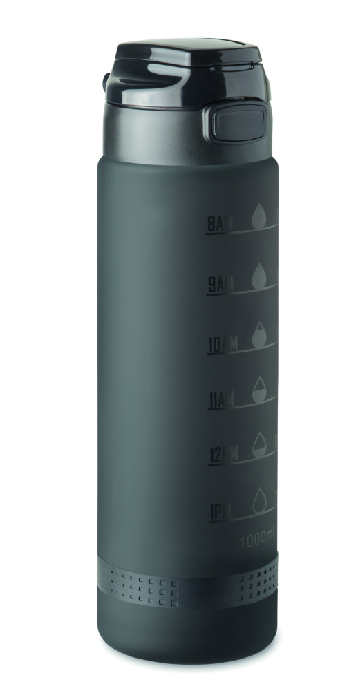 Logo trade promotional giveaways picture of: Sports water bottle RPET 1L