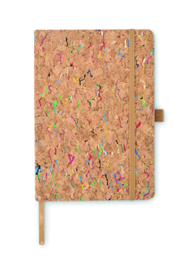 Logo trade promotional products picture of: A5 cork coloured notebook