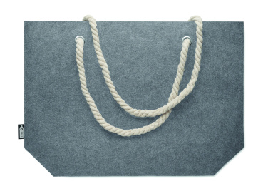 Logo trade advertising products picture of: RPET felt beach bag