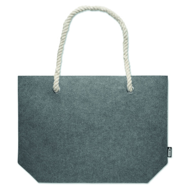 Logotrade promotional merchandise picture of: RPET felt beach bag