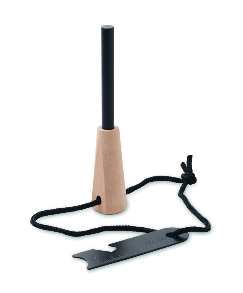 Logo trade promotional merchandise photo of: Pine wood fire starter tools