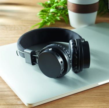 Logotrade advertising product picture of: ABS wireless foldable headphone
