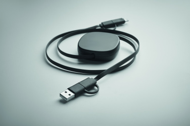 Logo trade business gift photo of: 60W retractable charging cable