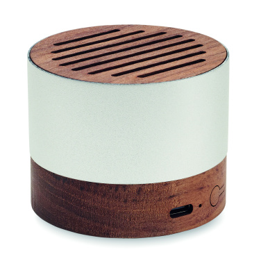 Logo trade corporate gifts picture of: Recycled aluminium speaker