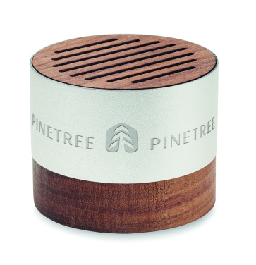 Logo trade promotional merchandise photo of: Recycled aluminium speaker