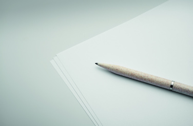 Logotrade promotional giveaway image of: Wheat straw/ABS twist pen set