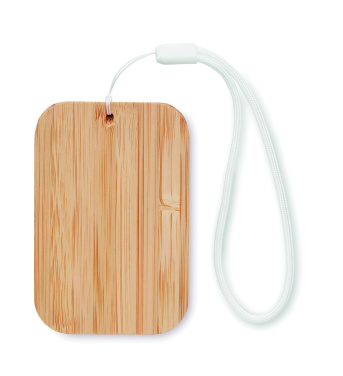 Logotrade corporate gift image of: 15W wireless charger in bamboo
