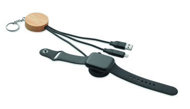Logotrade advertising product image of: Key ring with 4 in 1 60W cable