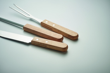 Logo trade business gift photo of: Stainless steel barbecue tools