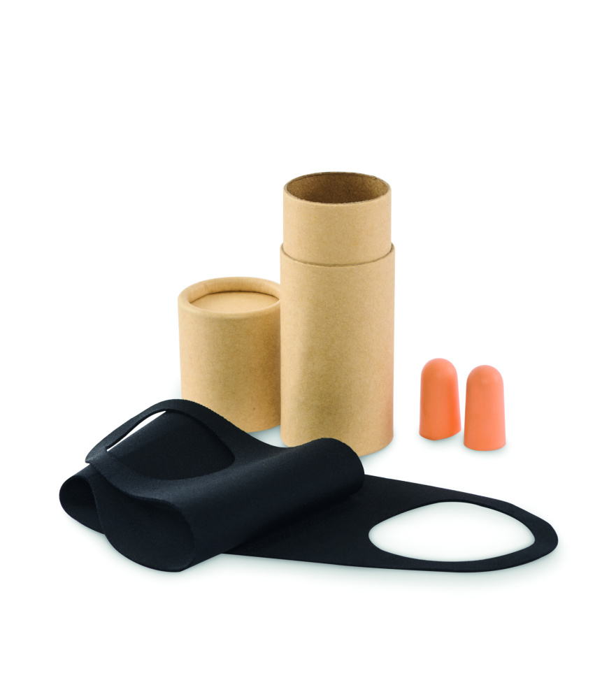 Logo trade promotional merchandise photo of: Travel set in paper tube box