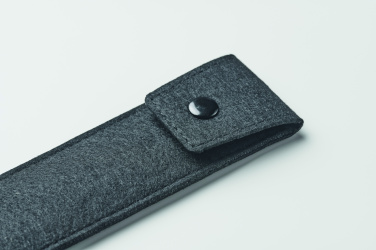 Logo trade promotional items image of: RPET felt pencil case