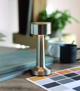 Logo trade promotional merchandise photo of: Rechargeable iron table lamp