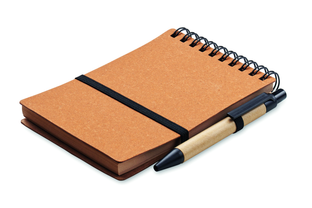 Logotrade advertising products photo of: Recycled notebook with ball pen