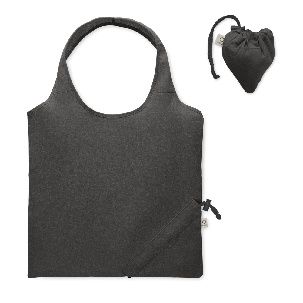 Logo trade advertising products image of: Foldable shopping bag 140 gr/m²