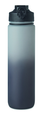 Logo trade promotional giveaway photo of: Sports water bottle RPET 1L