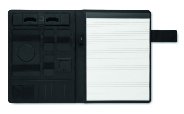 Logotrade promotional gift image of: A4 folder and wireless charger
