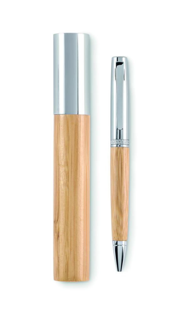 Logo trade promotional merchandise image of: Metal twist ball pen in tube