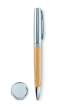 Logo trade promotional items image of: Metal twist ball pen in tube