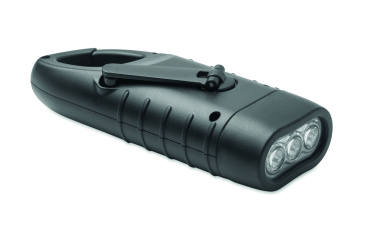 Logotrade business gift image of: Solar torch with dynamo crank