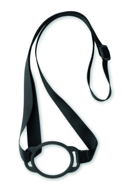 Logotrade business gift image of: Lanyard with cup holder 6cm
