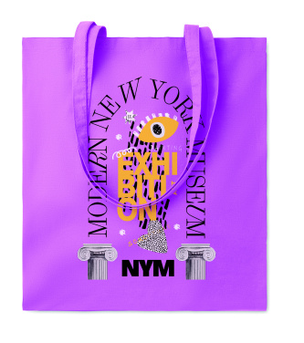 Logo trade promotional gift photo of: 140 gr/m² cotton shopping bag