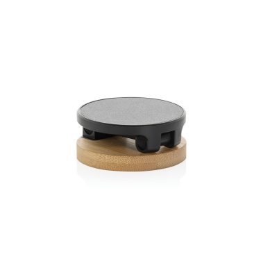 Logotrade corporate gifts photo of: Magmount RCS recycled plastic and bamboo phone stand