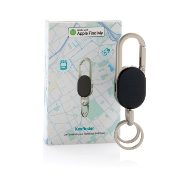Logo trade corporate gifts image of: Keyfinder keychain with worldwide locating and USB C